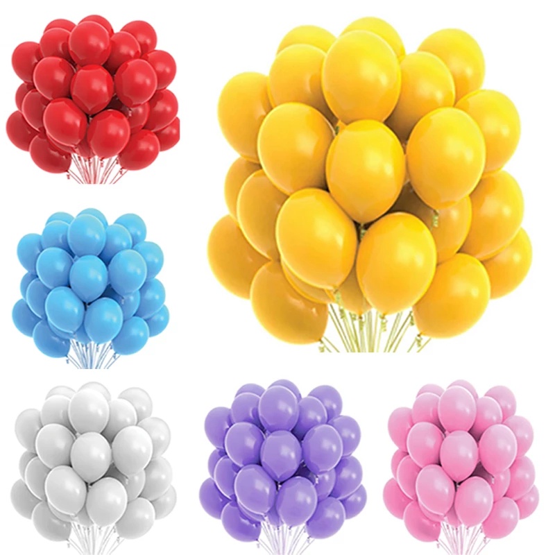 Set 20 Bong Bóng 12 Inch 2.8g Trang Trí Tiệc