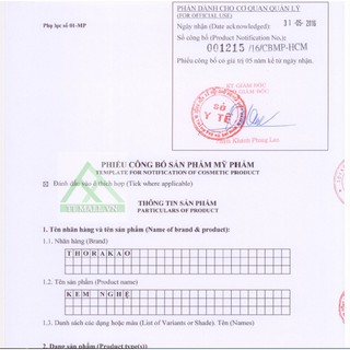 Kem Nghệ Thorakao 7G