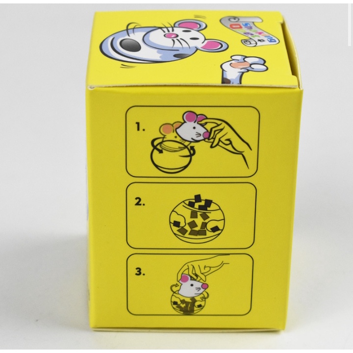 Chuột Lật Đật Rò Rỉ Thức Ăn - Đồ Chơi Thông minh Cho Chó Mèo