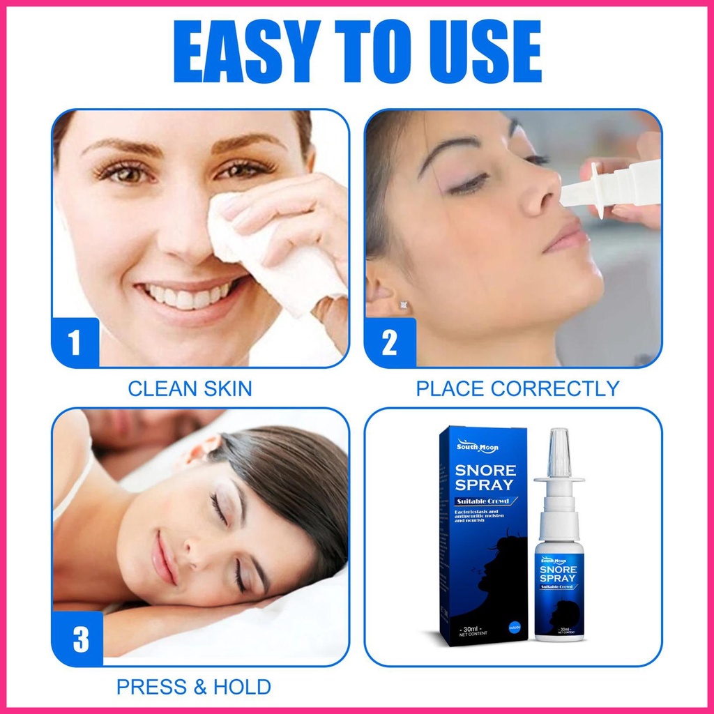 Bình Xịt Chống Ngáy Giúp Ngủ Ngon Thoải Mái Tiện Dụng