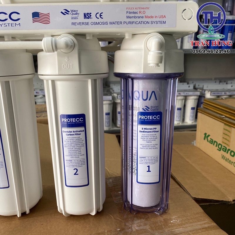BỘ NANO 7 CẤP LỌC ⚡️ XẢ KHO ⚡️ MÀNG UF CAO CẤP - KHÔNG ĐIỆN KHÔNG NƯỚC THẢI - UỐNG TRỰC TIẾP TẠI VÒI - MÁY NANO LỌC NƯỚC