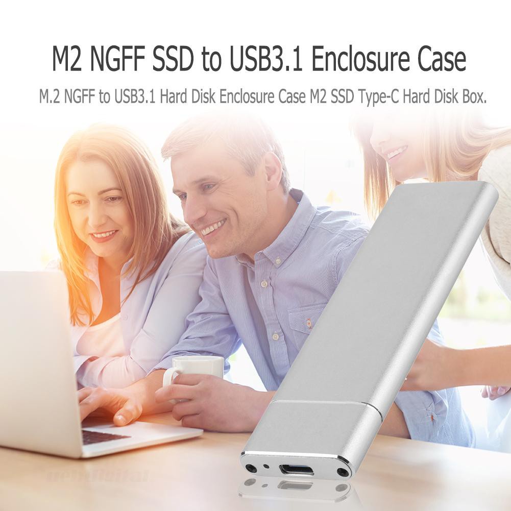 Hộp Chuyển Đổi M.2 Ngff Ssd 6gbps Sang Usb 3.1 Type-C