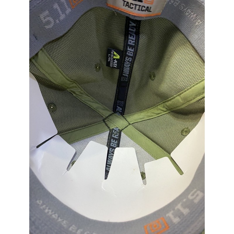 Nón 5.11 Tactical Flex Cap size L (lớn) màu xanh lá