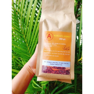 Cafe Robusta Honey rang mộc nguyên chất Ban Mê Thuột 500g