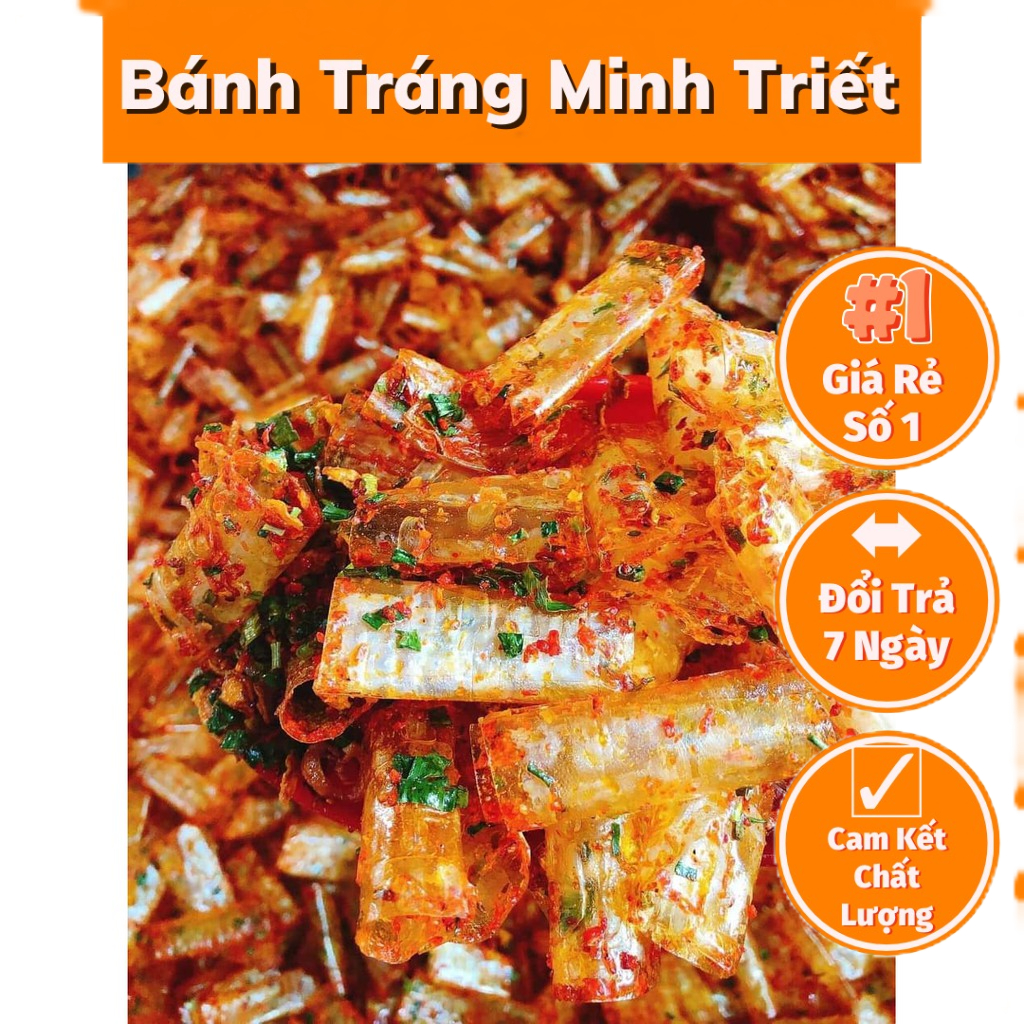 1Kg Bánh tráng sate cuộn Tôm hành Tây Ninh