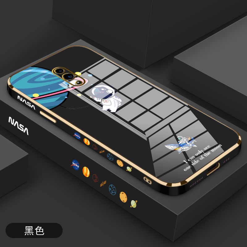 Ốp Điện Thoại Mạ Điện Hình Cá Mập/Phi Hành Gia Cho oppo reno 3 reno 3 pro reno reno2 renoZ