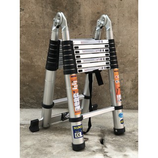 Thang nhôm rút chữ A Ninda ND-50AI - 5m