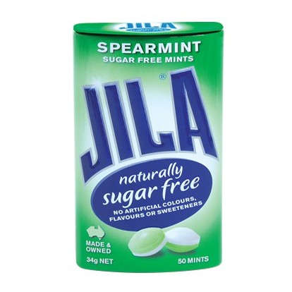 ( Bán sỉ ) Lốc 12 hộp Kẹo ngậm bạc hà JILA hộp 34gr (50 viên - Sugarfree)