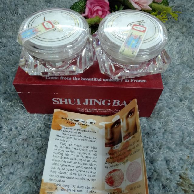 Bộ Đôi Kem Nám Thủy Tinh Bạch hàng chuẩn :