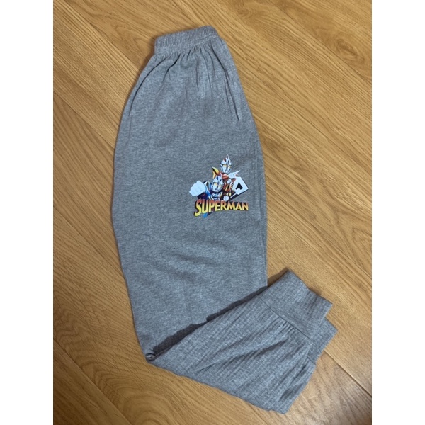 Quần cotton thu đông dài chân bo gấu mặc nhà cho bé trai từ 18-35kg