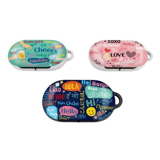 Language Galaxy Buds  Case Hello Love Cheers