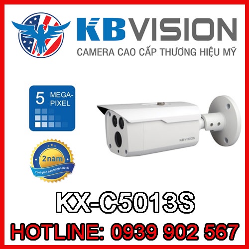 Camera 4 in 1 hồng ngoại 5.0 Megapixel KBVISION KX-C5013S