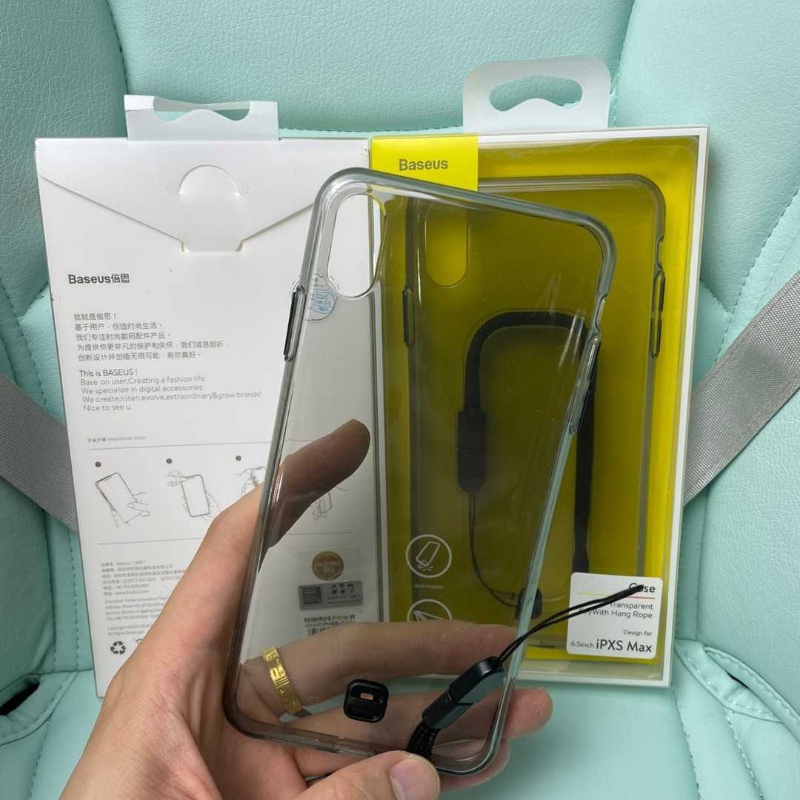 Ốp Điện Thoại Baseus Bằng Silicon Mềm Có Dây Đeo Cho iphone 11pro 11 Pro/iphone 11 Pro Max