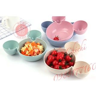 [0010] Bát ăn dặm lúa mạch-nhựa  hình gấu cho bé