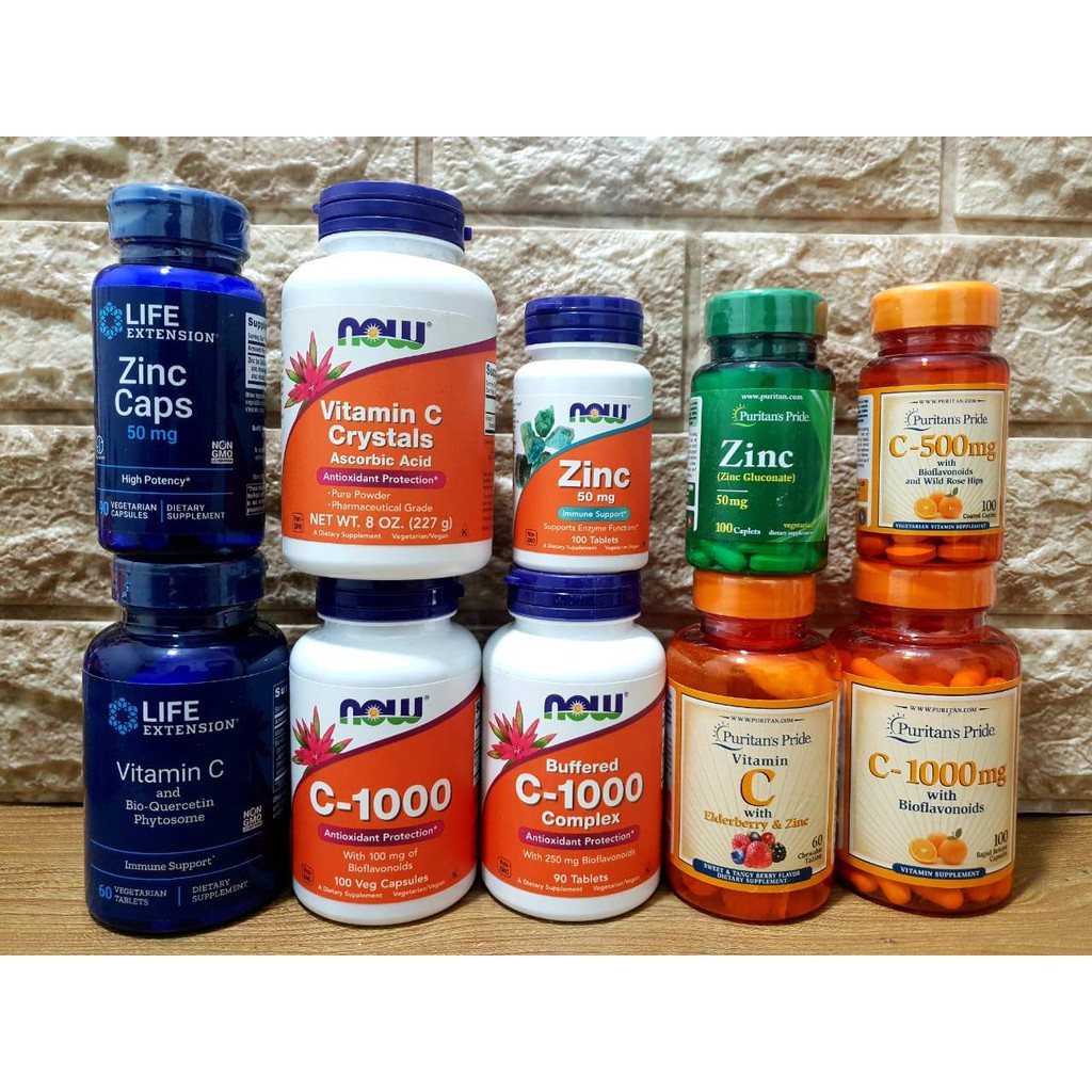 VEGAN -Viên uống bổ sung Kẽm ZinC 50mg 100 viên của hãng NOW Thuần Chay