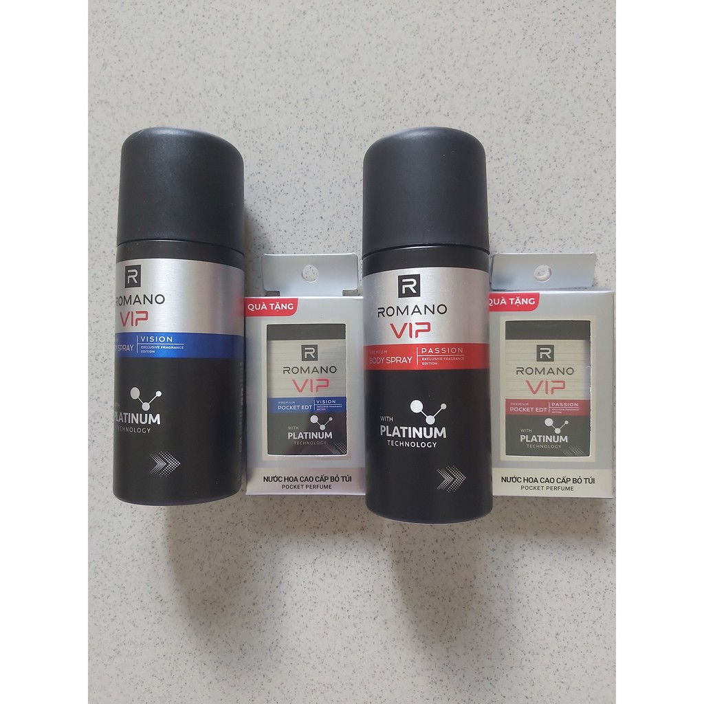 (Tặng kèm nước hoa 18ml) - Xịt ngăn mùi toàn thân VIP 150ml