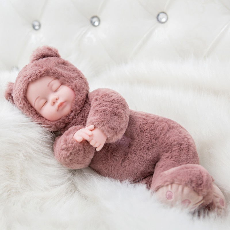 Búp Bê Nhồi Bông 13in Dùng Làm Đồ Chơi Tương Tác Với Khuôn Mặt / Mắt / Bàn Tay Đáng Yêu Cho Bé