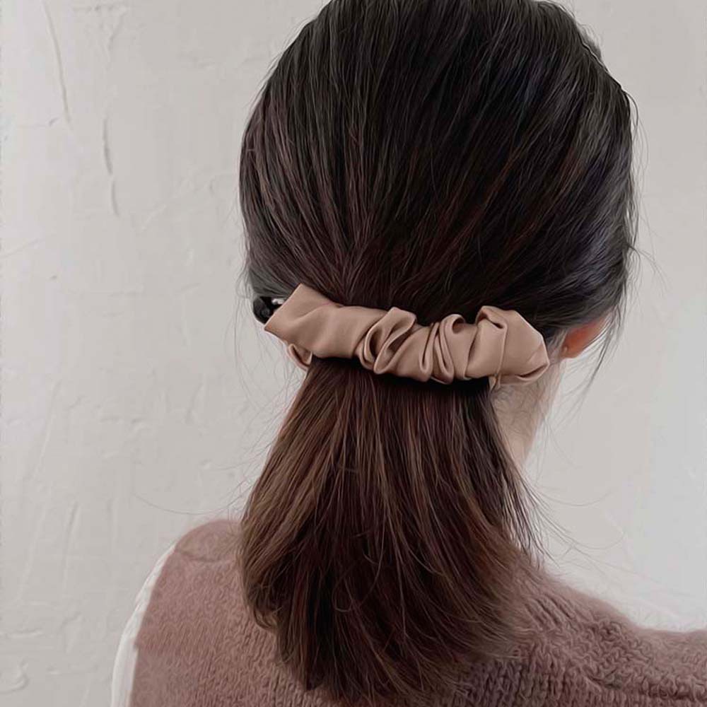 Kẹp Tóc Hình Quả Chuối Cỡ Lớn Nhiều Màu Sắc Đơn Giản Phong Cách Hàn Quốc Cho Nữ