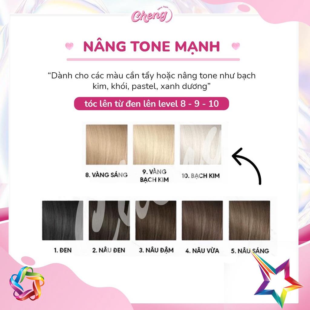Thuốc NÂNG TONE Tóc - Lên Tone Sáng, Nhuộm Tóc Chuẩn Màu | Chenglovehair, Chenglovehairs