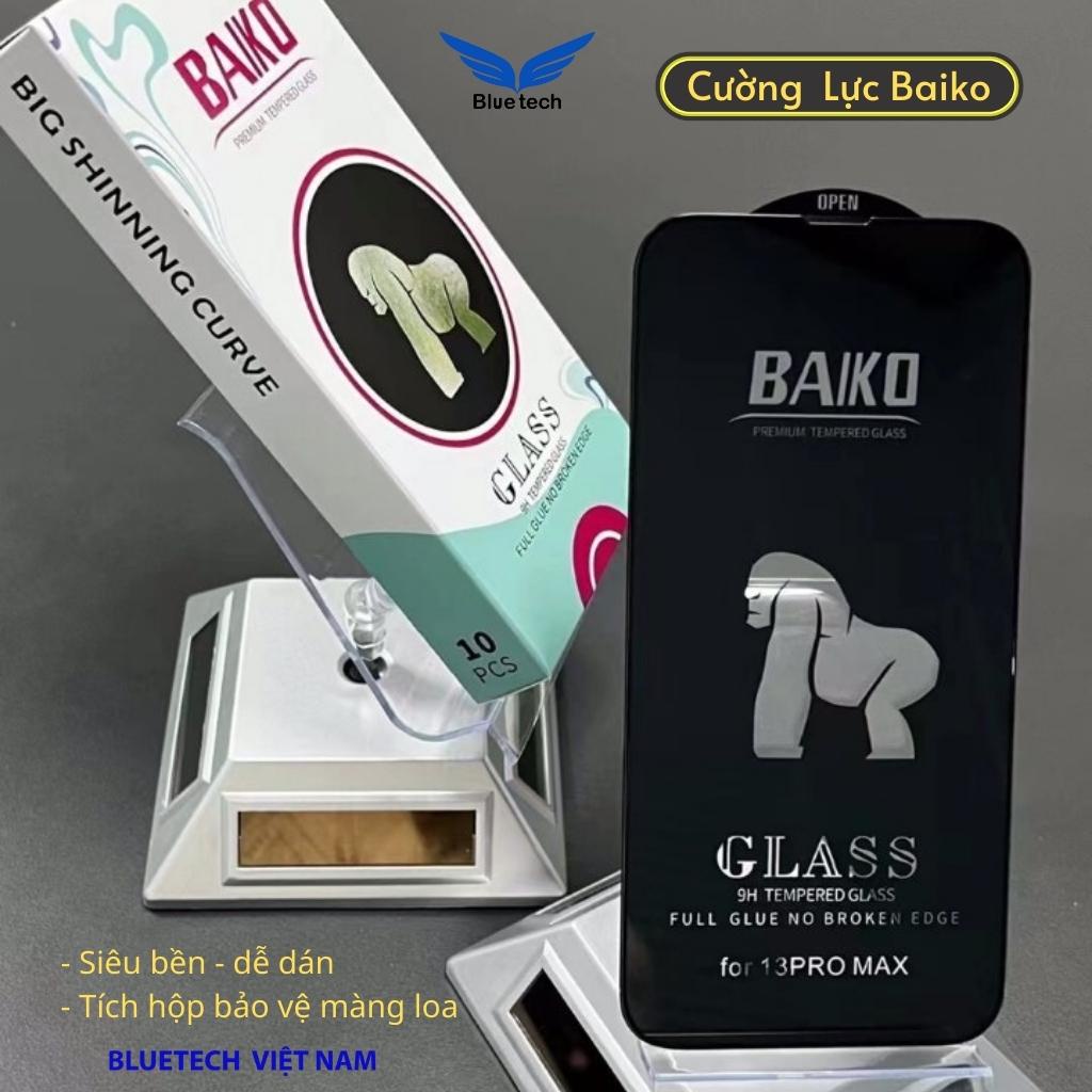 Kính Cường lực iphone cao cấp BAIKO - Cường lực iphone 6 - 14promax - Bluetech