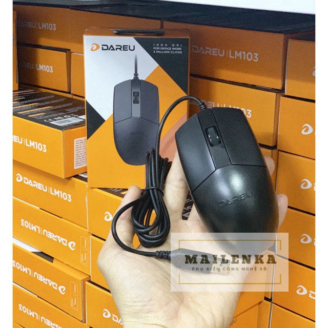 Chuột Vi Tính Có Dây Chuyên Game Văn Phòng DAREU LM103 .