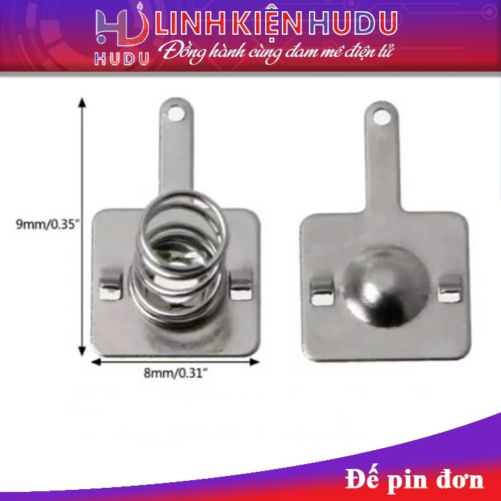 Đế pin chân pin lắp cho micro 2 loại đế pin đôi, đế pin đơn