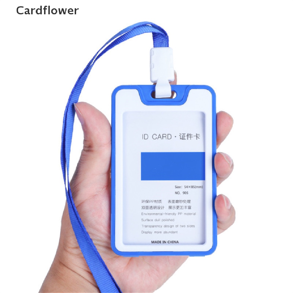 1 Bao Đựng Thẻ ID / Xe Buýt Hai Mặt Trong Suốt