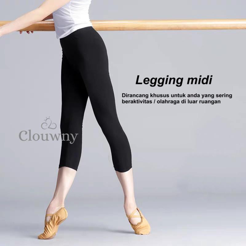 Quần Legging Lửng 7 / 8 Nhập Khẩu Từ Hàn Quốc