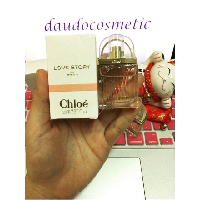 SHOP SBAY ĐÀ NẴNG [mini] Nước hoa Chloe Love Story EDT 7ml/Eau Sensuelle EDP 7,5ml