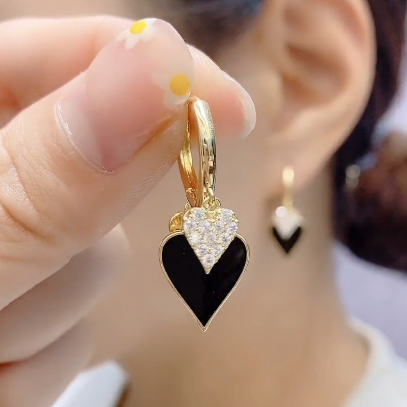 Khuyên Tai Trái Tim Đa Năng Thanh Lịch Hàn Quốc