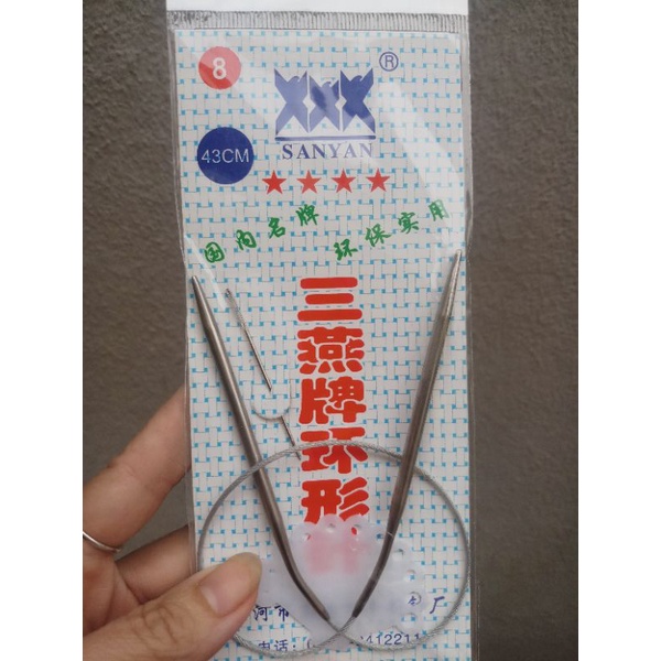 Kim đan vòng inox 43cm