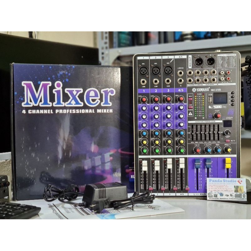 mixer Yamaha new 2021 M4 với 99 hiêu ứng delay echo vang reverd