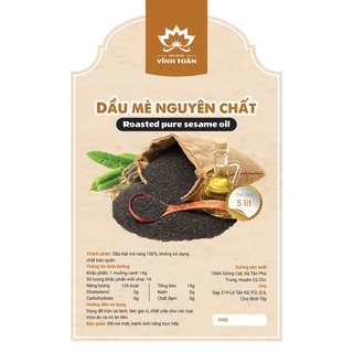 Dầu mè đen nguyên chất