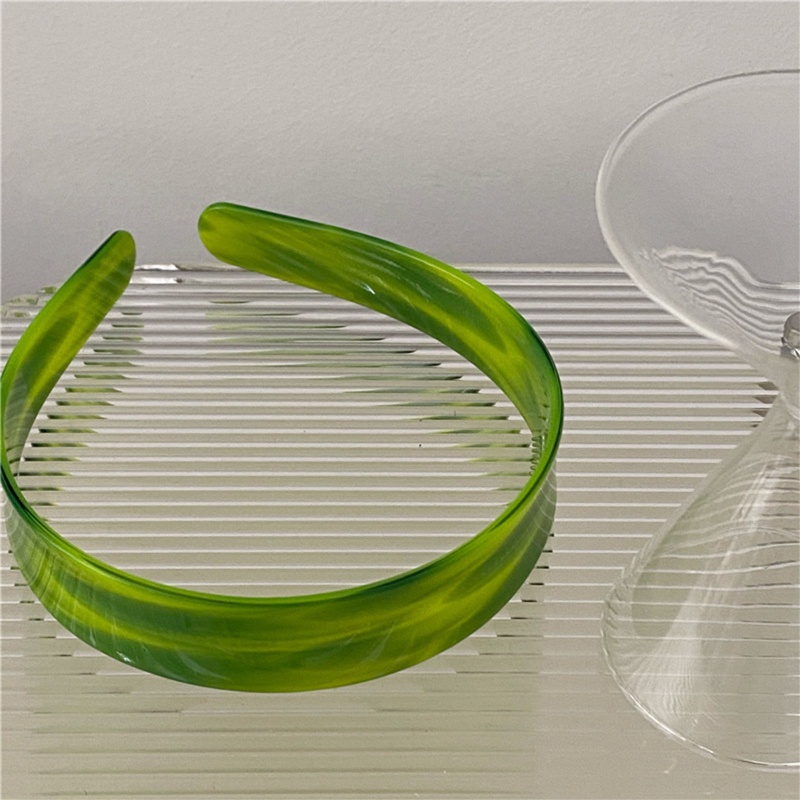 Băng Đô Cài Tóc Acetic Acid Màu Trơn Chống Trượt Thời Trang Cho Nữ