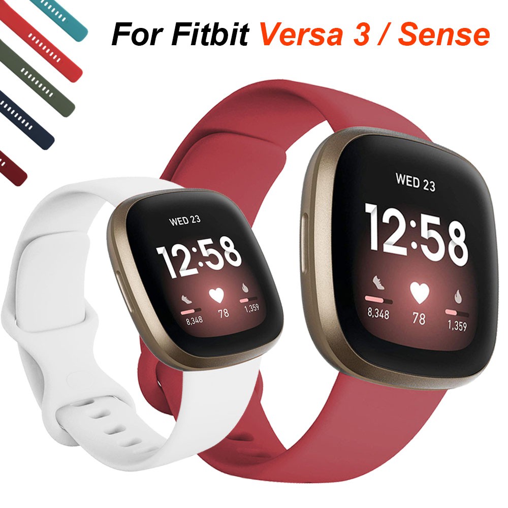 Dây Đeo Silicon Thoáng Khí Cho Đồng Hồ Thông Minh Fitbit Versa 3