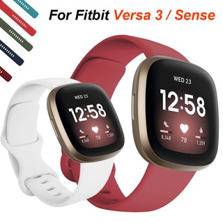Dây đeo đồng hồ thông minh silicone thoáng khí thoải mái dành cho Fitbit Versa 3 Fitbit Sense