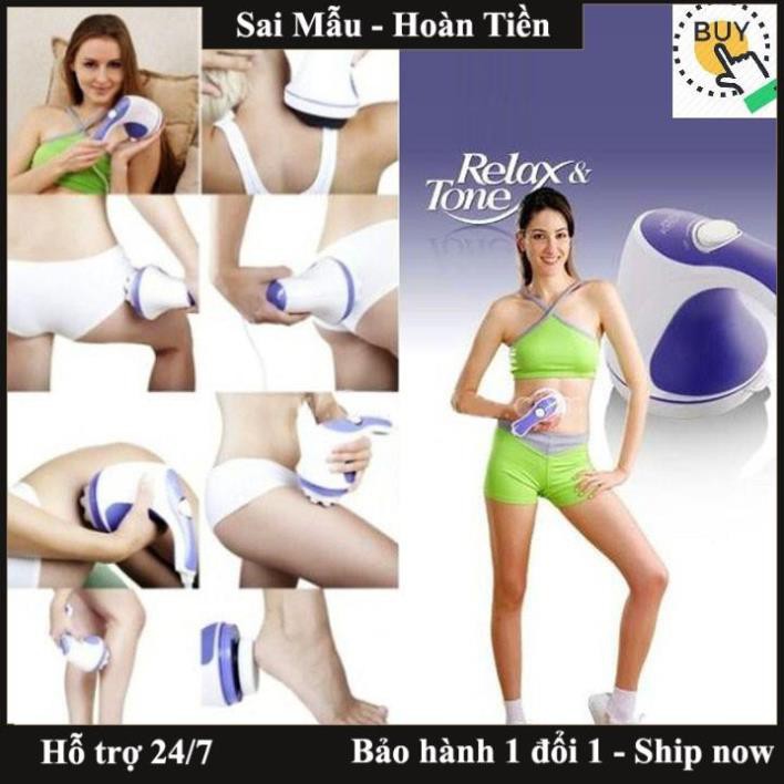 ✔️Máy massage rung cầm tay mini Relax &amp; Spin Tone-A781 hỗ trợ giảm mỡ, giảm đau, lưu thông khí huyết - Chính hãng