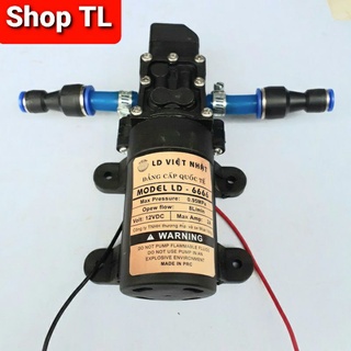 Bơm nước mi ni 12V LD VIỆT NHẬT + ống chuyển bộ ống chuyển 8mm