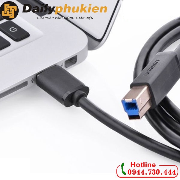 Dây USB 3.0 cho ổ cứng HDD, máy in 2m UGREEN 10372 dailyphukien