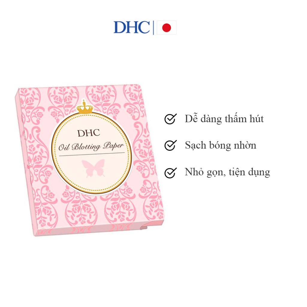 Giấy Thấm Dầu DHC Oil Blotting Paper 100pc thấm hút dầu thừa trên da 100 tờ | BigBuy360 - bigbuy360.vn