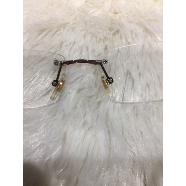 Gọng kính khoan 3  mảnh hàng bãi xịn