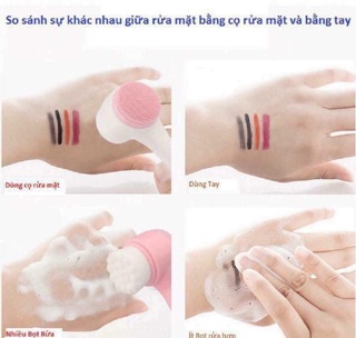 Combo 10 cọ rửa mặt ,matxa (sỉ 16k)