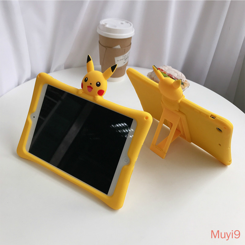 Ốp máy tính bảng hình pikachu cho IPad 2018 Mini1/2/3/4/5/6/Air2 Pro9.7 i2/3/4 ipad6 10.2 Pro | BigBuy360 - bigbuy360.vn