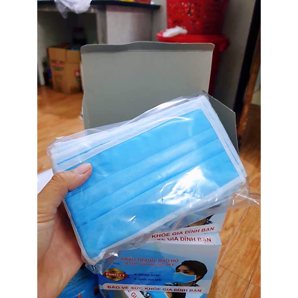 Hộp khẩu trang 3D y tế 4 lớp 50 chiếc chuẩn chất lượng | BigBuy360 - bigbuy360.vn
