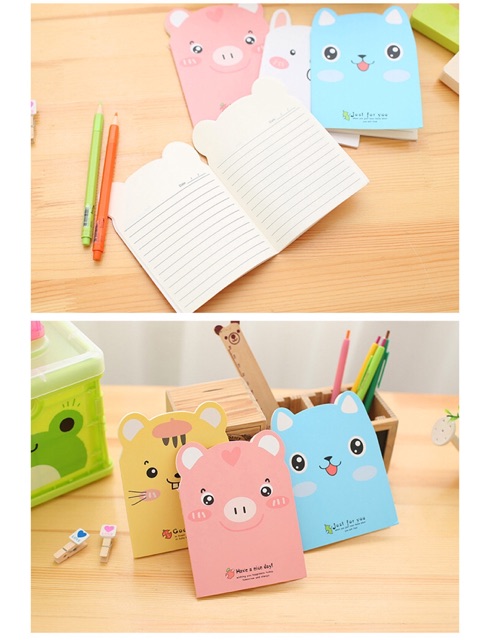 Sổ tay ghi chú hình gấu memo