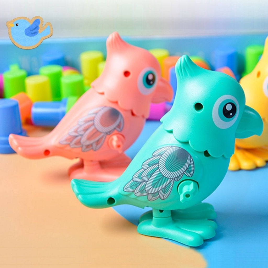 Đồ Chơi Dùng Dây Cót Hình Chú Vẹt Siêu Cute Cho Bé