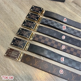 Thắt Lưng Caro Mặt Vuông Nam - Dây Lưng Lv Nam - Thắt Lưng LV caro