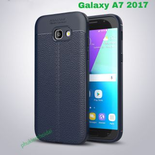Galaxy A7 2017 ốp lưng chống sốc vân da cao cấp