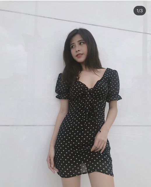 [ ĐẦM XINH KÈM ẢNH THẬT] ĐẦM ÔM VOAN LỤA HỌA TIẾT TRÁI TIM NHÍ HEART DRESS | WebRaoVat - webraovat.net.vn