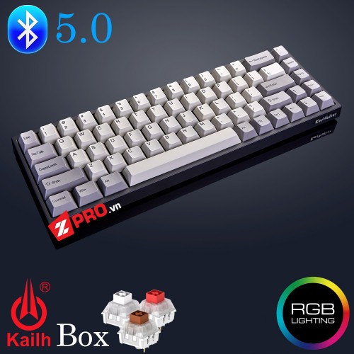 [Mã 267ELSALE hoàn 7% đơn 300K] Bàn phím cơ Bluetooth Keywalker IFD68 Pro - Kailh Box